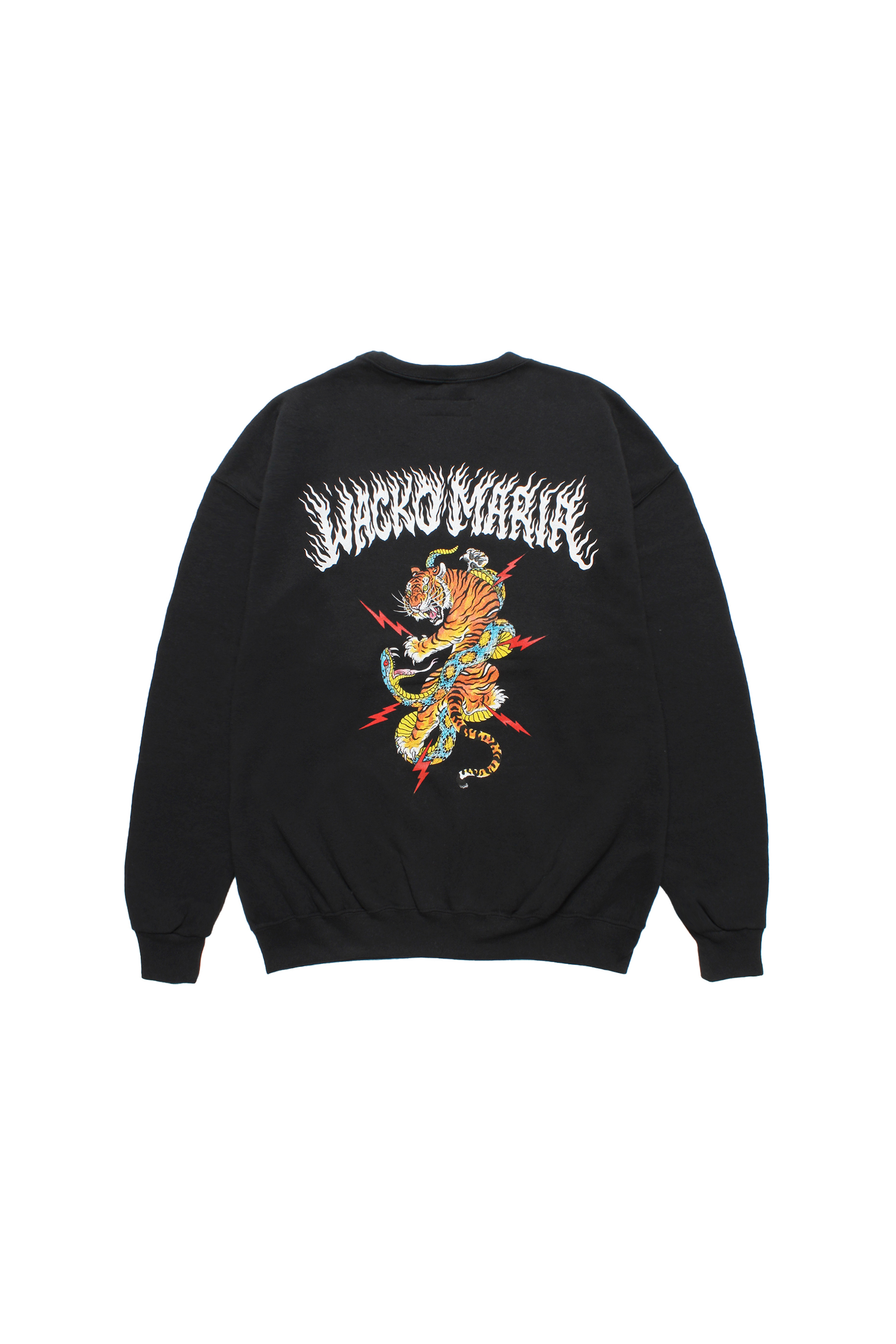TIM LEHI / CREW NECK SWEAT SHIRT ( TYPE-1 )（BLACK）