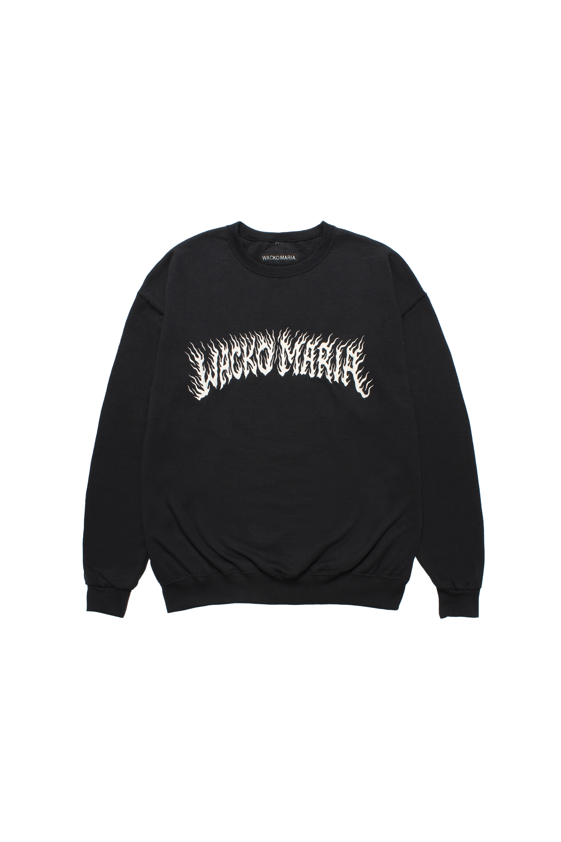TIM LEHI / CREW NECK SWEAT SHIRT ( TYPE-2 )（BLACK）