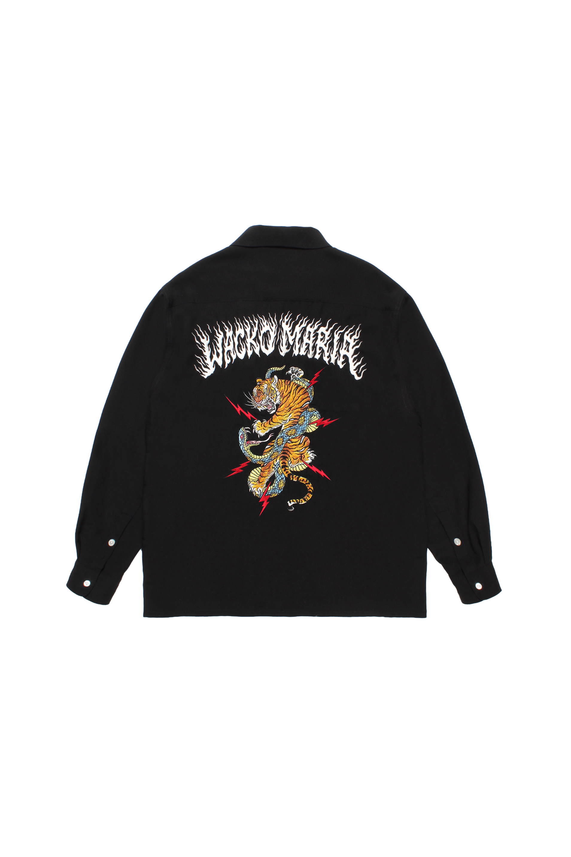 TIM LEHI / 50'S SHIRT L/S ( TYPE-1 )（BLACK）