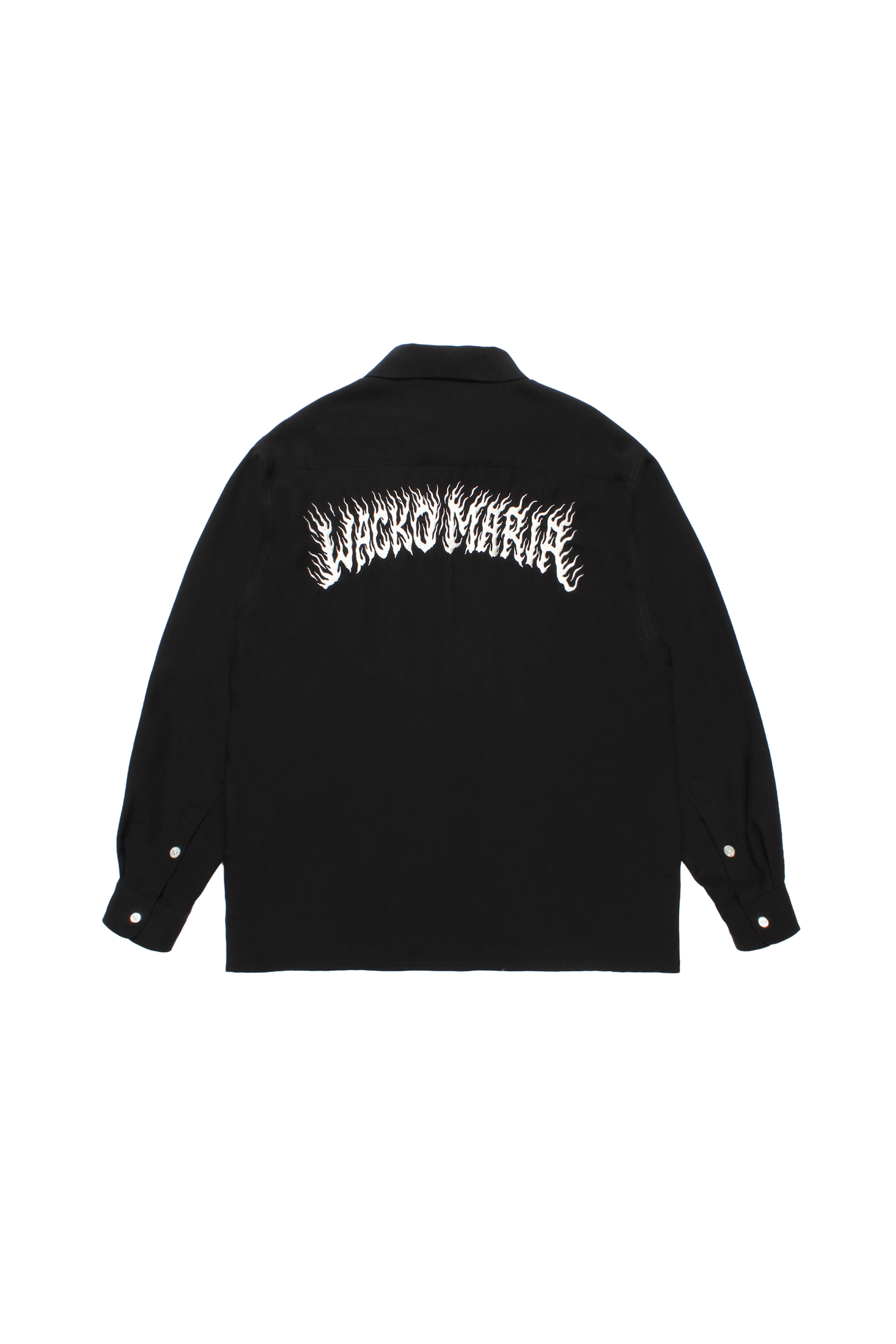 TIM LEHI / 50'S SHIRT L/S ( TYPE-2 )（BLACK）