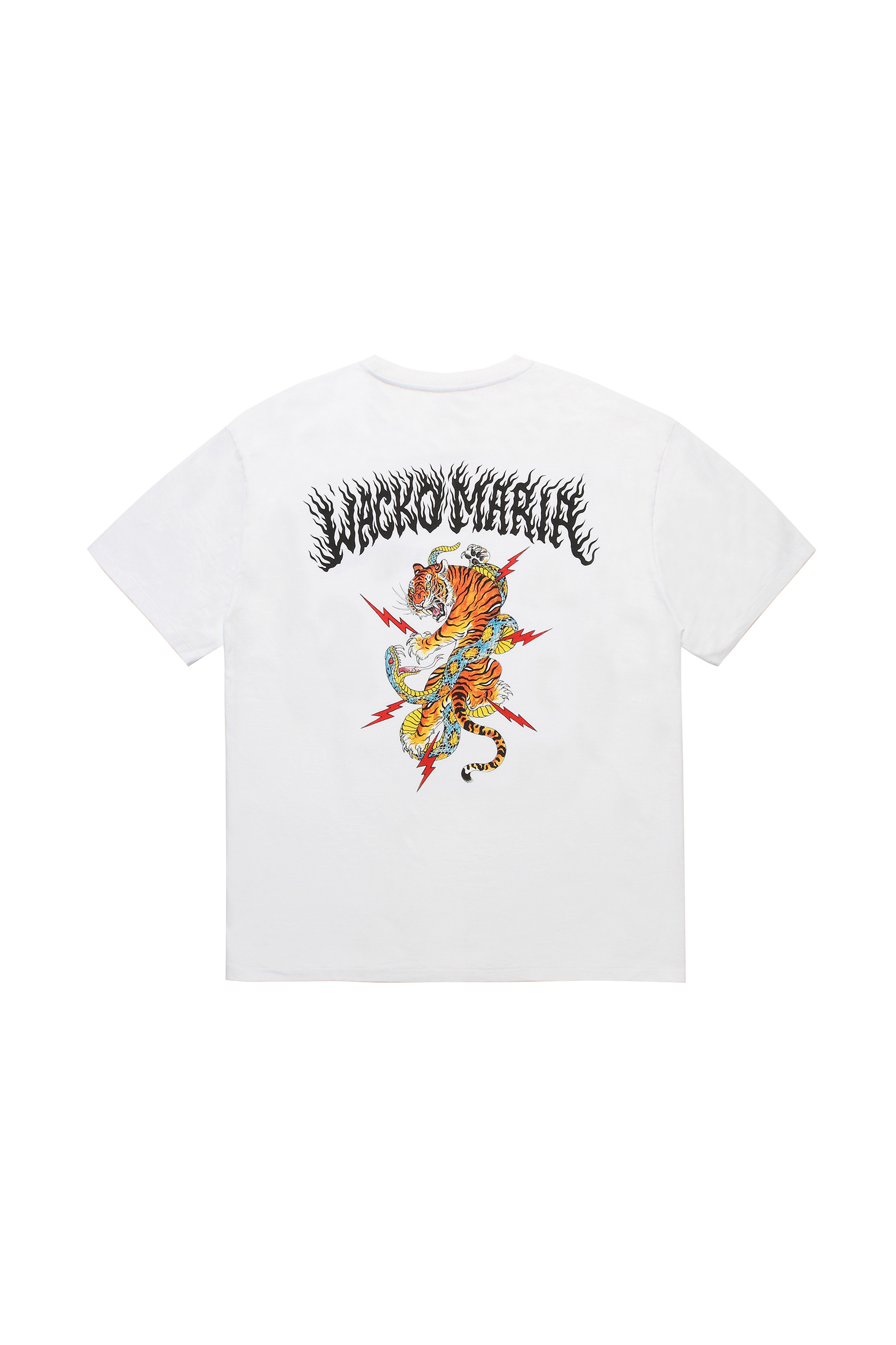 TIM LEHI / WASHED HEAVY WEIGHT CREW NECK T-SHIRT ( TYPE-1 )（WHITE）