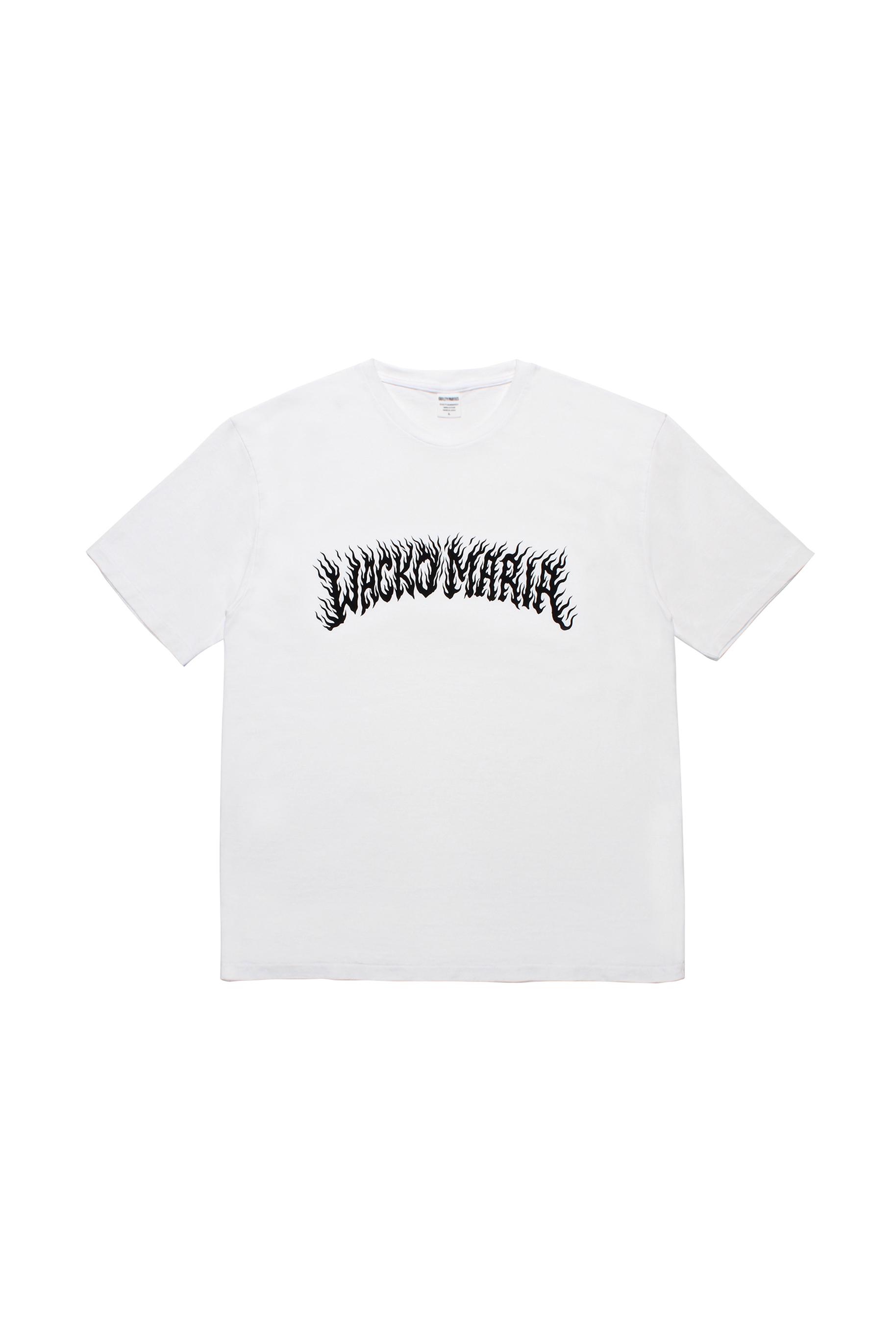 TIM LEHI / WASHED HEAVY WEIGHT CREW NECK T-SHIRT ( TYPE-2 )（WHITE）