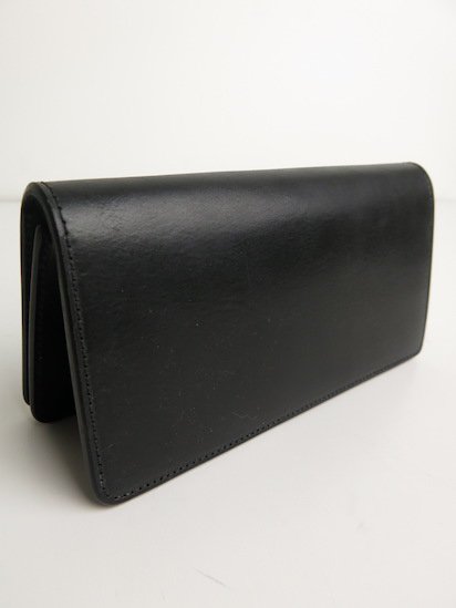 AD-W-01B UK BRIDLE LEATHER LONG WALLET （BLACK）