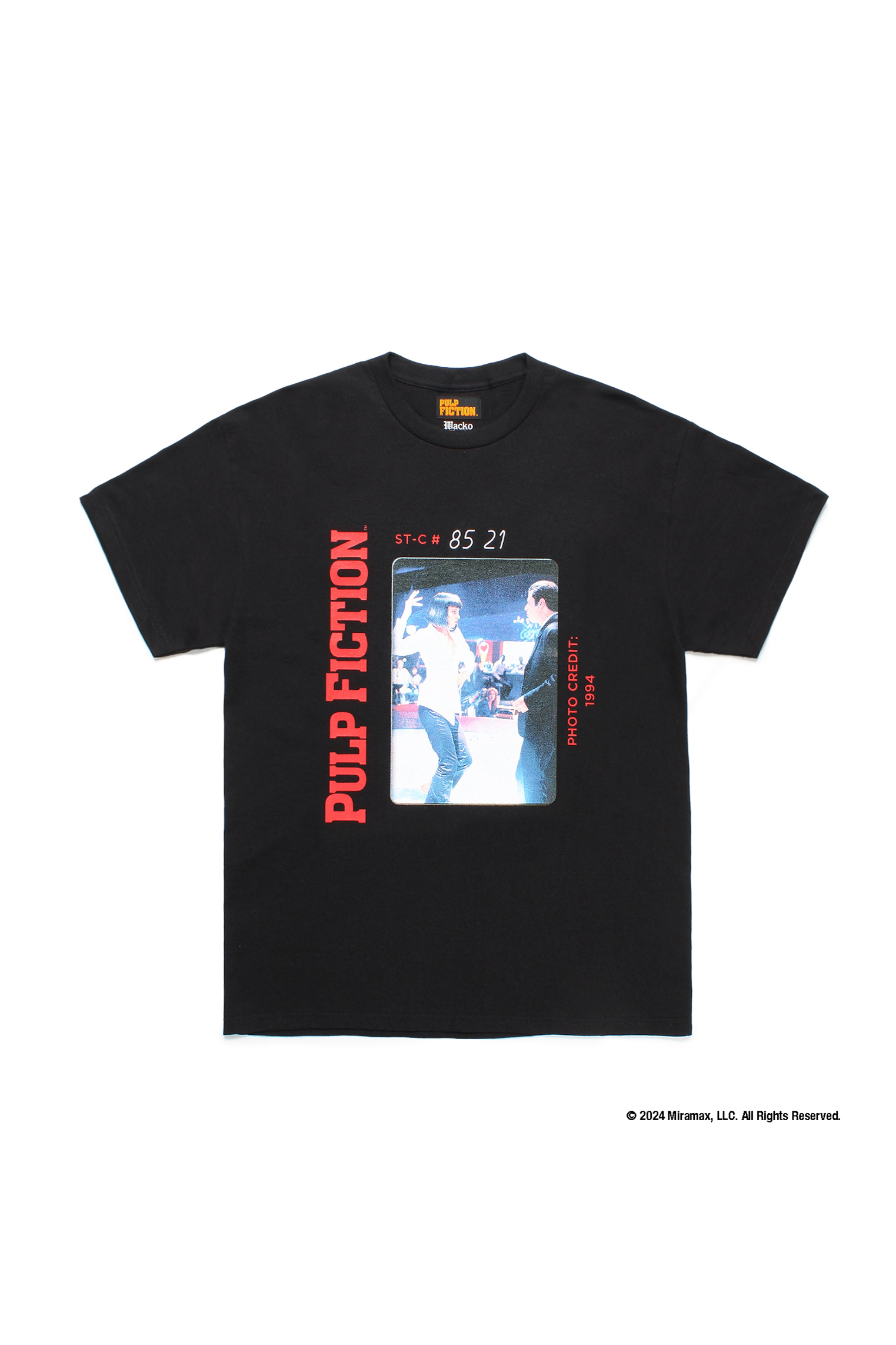 PULP FICTION / CREW NECK T-SHIRT ( TYPE-1 )（BLACK）