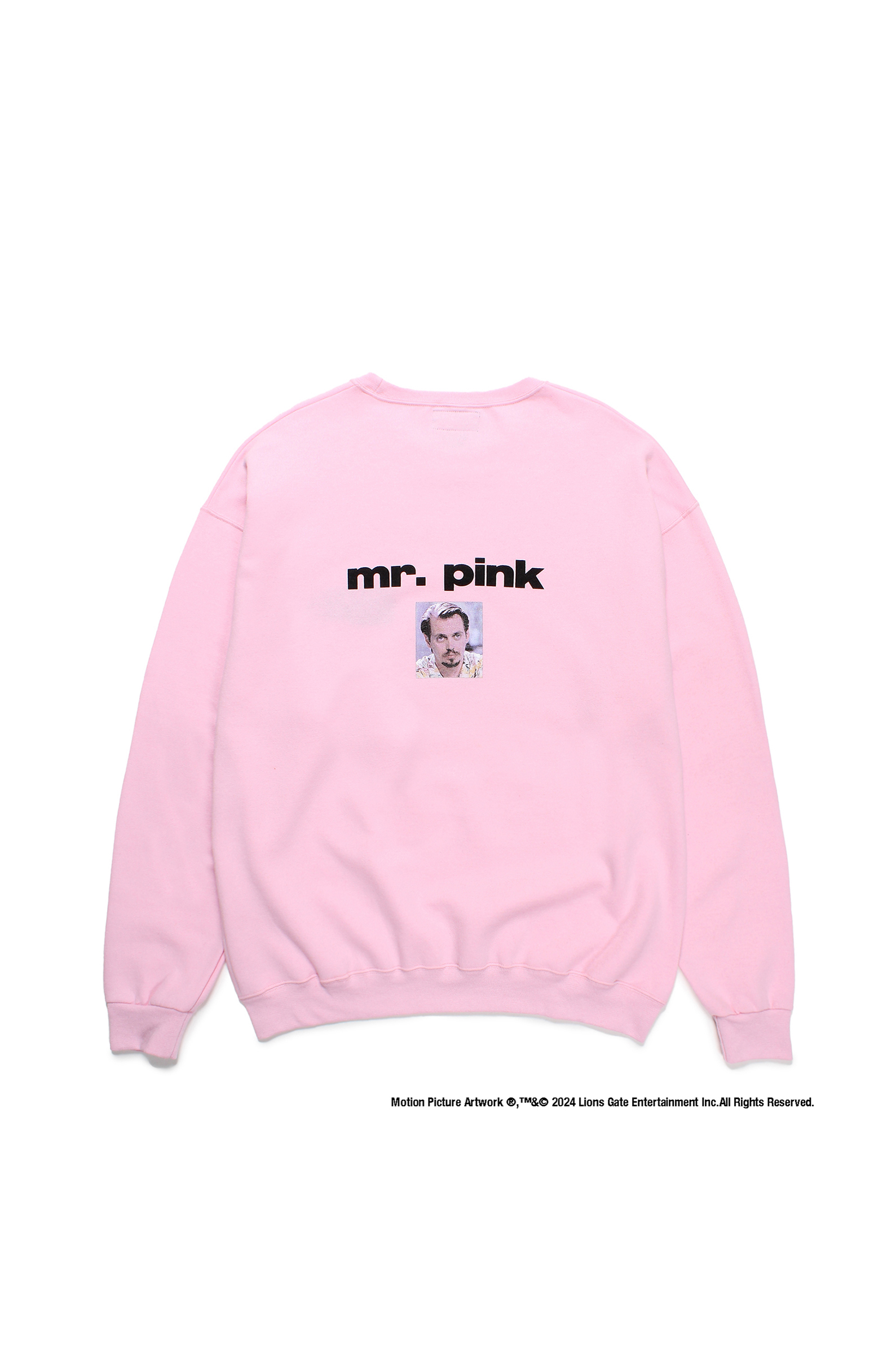 RESERVOIR DOGS / CREW NECK SWEAT SHIRT ( TYPE-4 )（PINK）