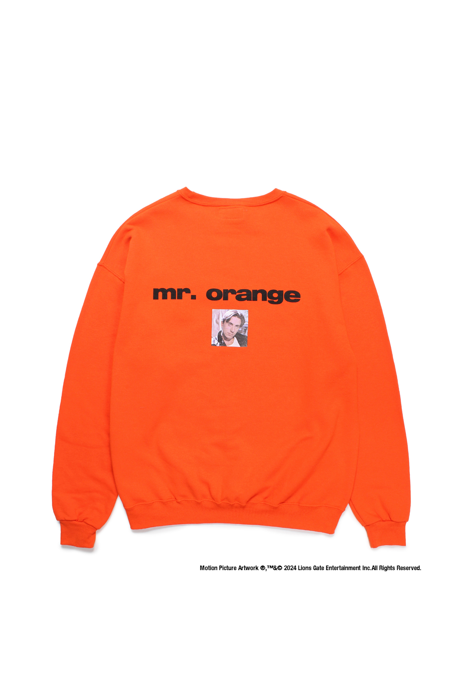 RESERVOIR DOGS / CREW NECK SWEAT SHIRT ( TYPE-5 )（ORANGE）