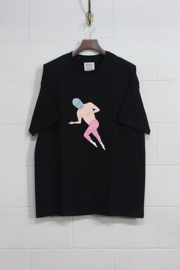 CREW NECK T-SHIRT ( TYPE-4 )（BLACK）