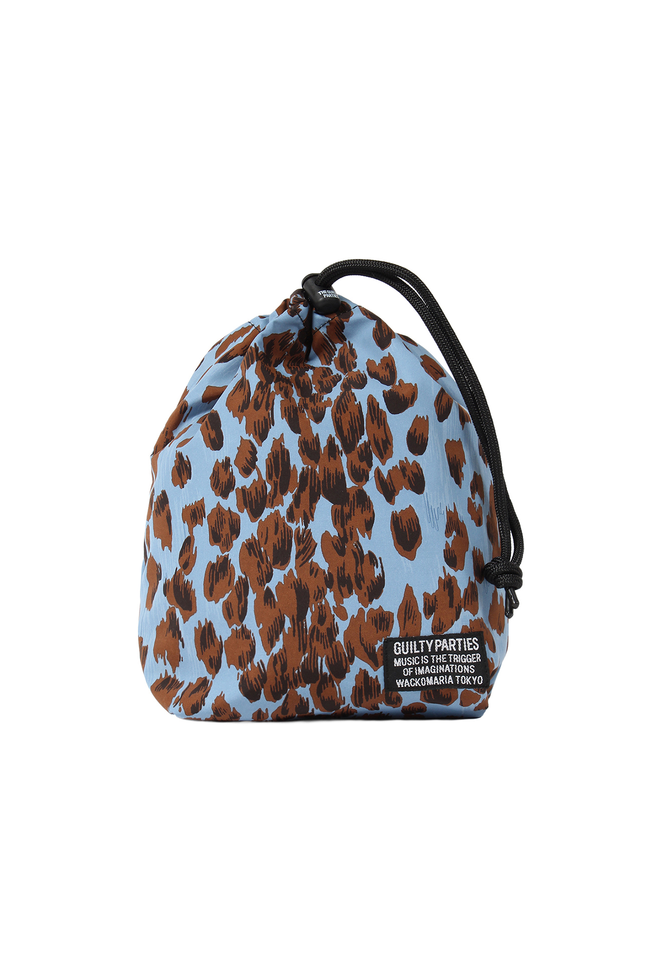 LEOPARD POUCH(BLUE)