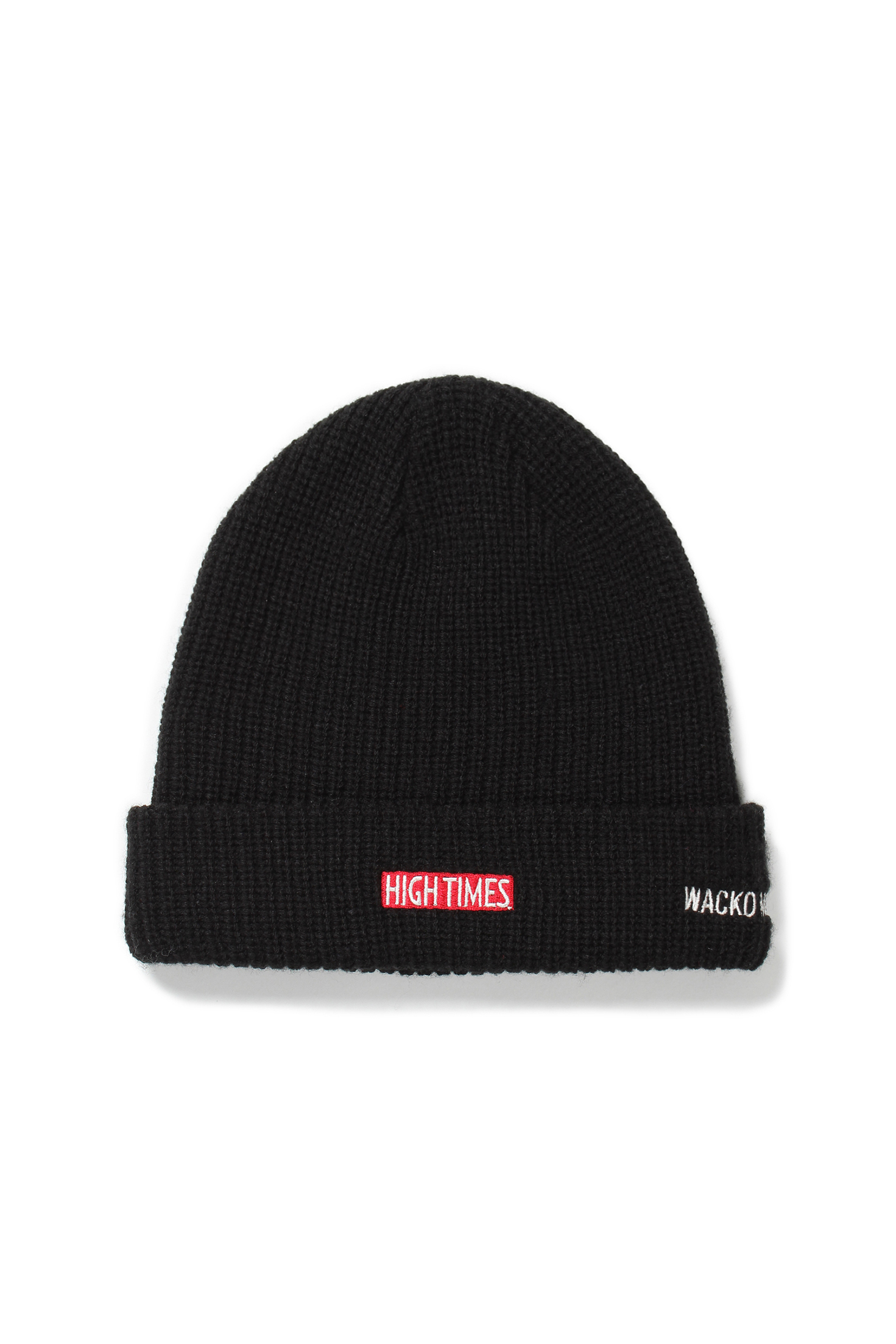 HIGHTIMES / KNIT WATCH CAP（BLACK）