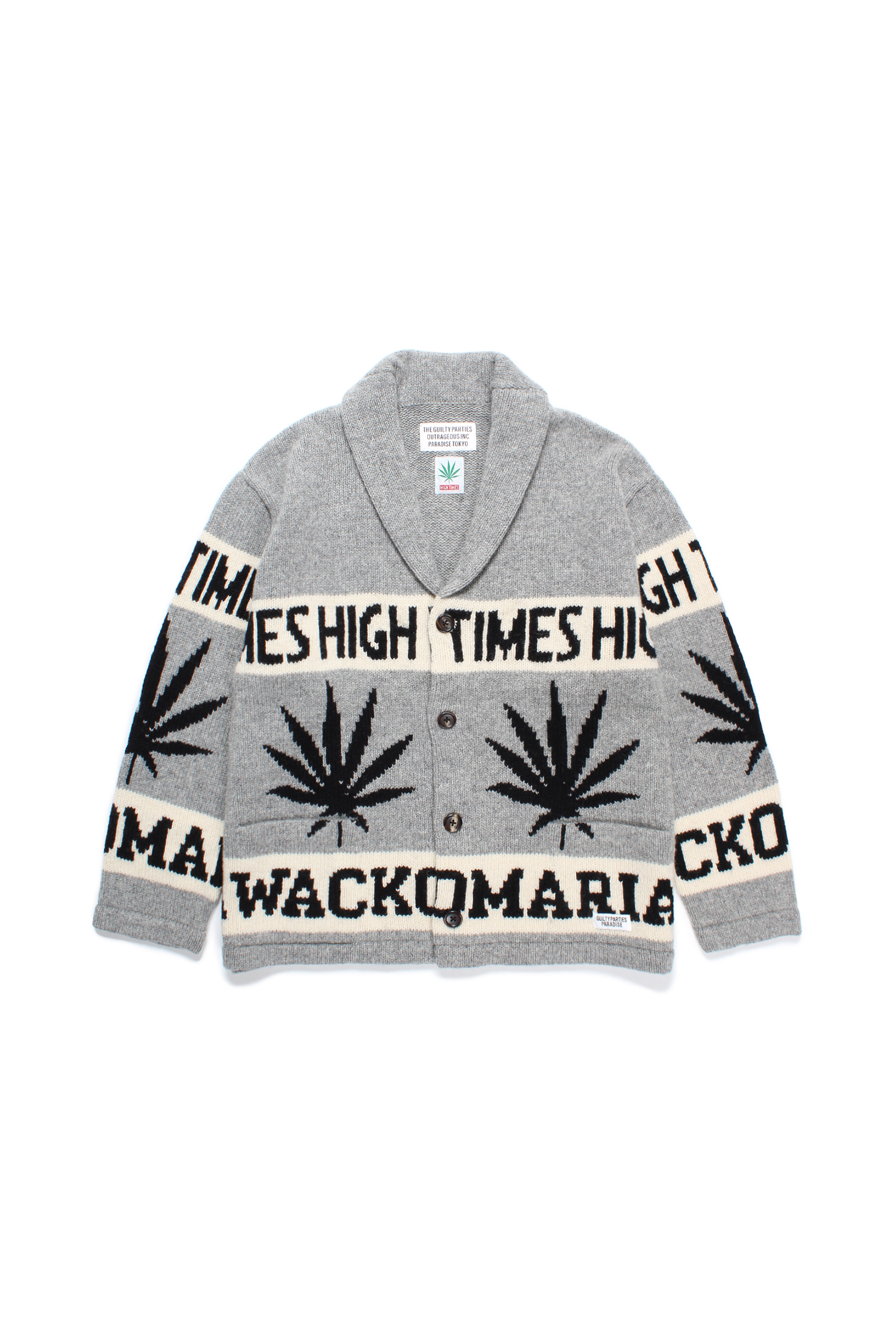 HIGHTIMES / COWICHAN SWEATER（GRAY）