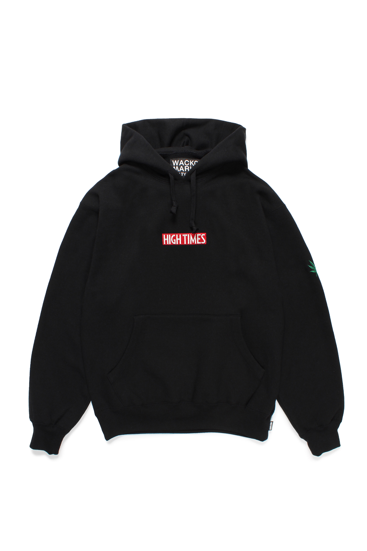 HIGHTIMES / HEAVY WEIGHT PULLOVER HOODED SWEAT SHIRT（BLACK）