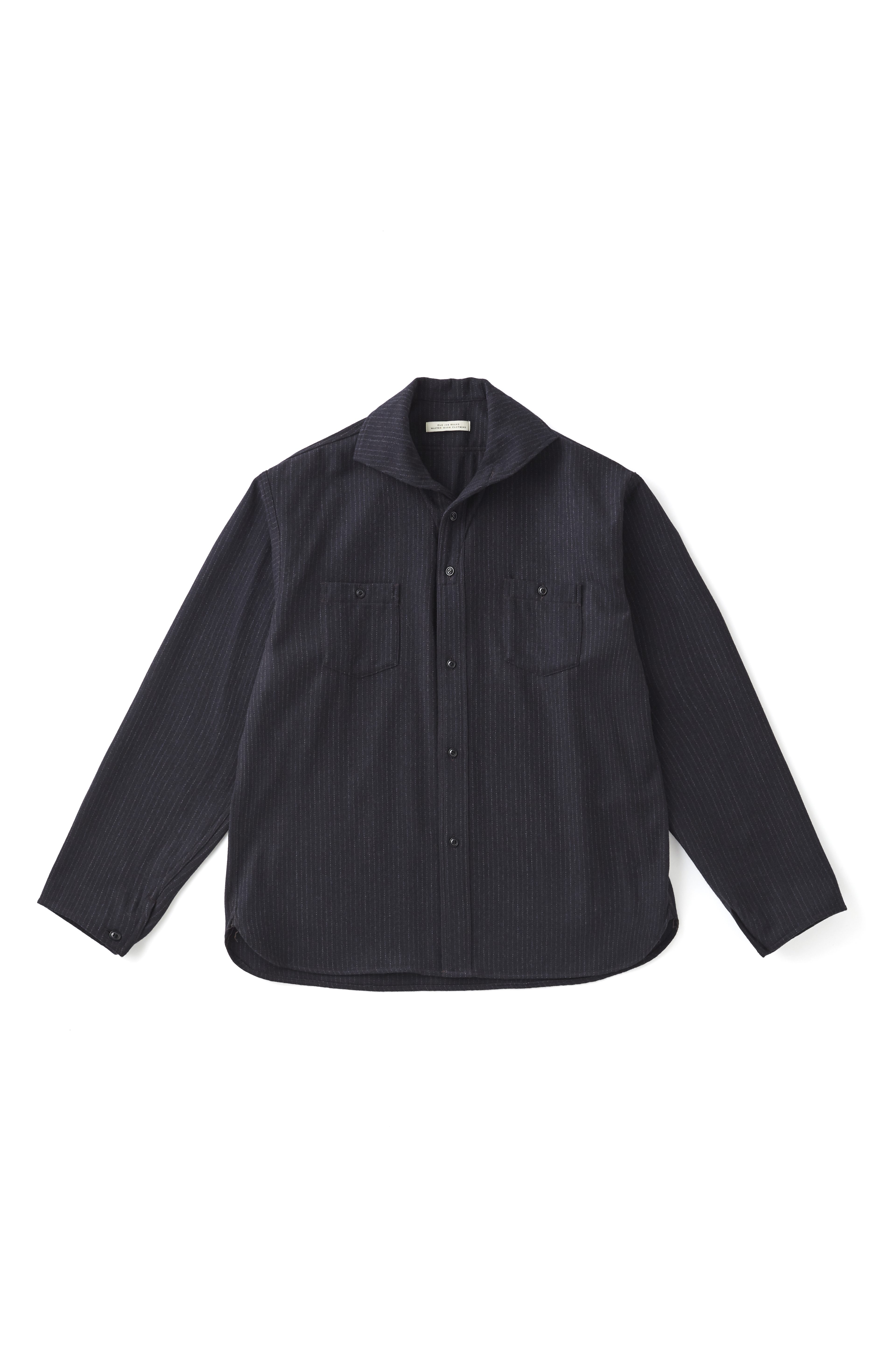 CAMP COLLAR MARINE SHIRTS Long-sleeve(NOCTURNE)