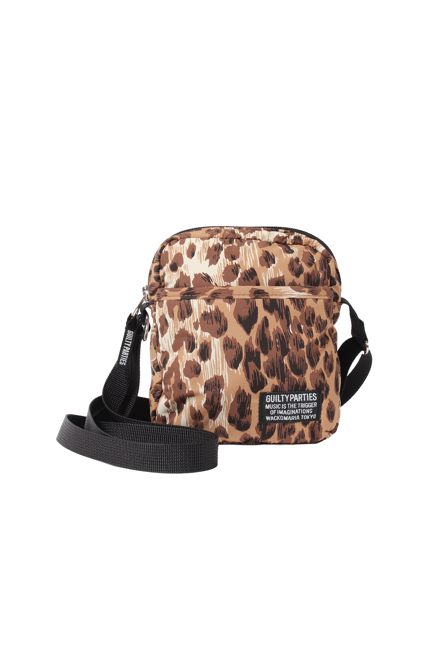 SPEAK EASY / LEOPARD SMALL SHOULDER BAG ( TYPE-1 )(BEIGE)