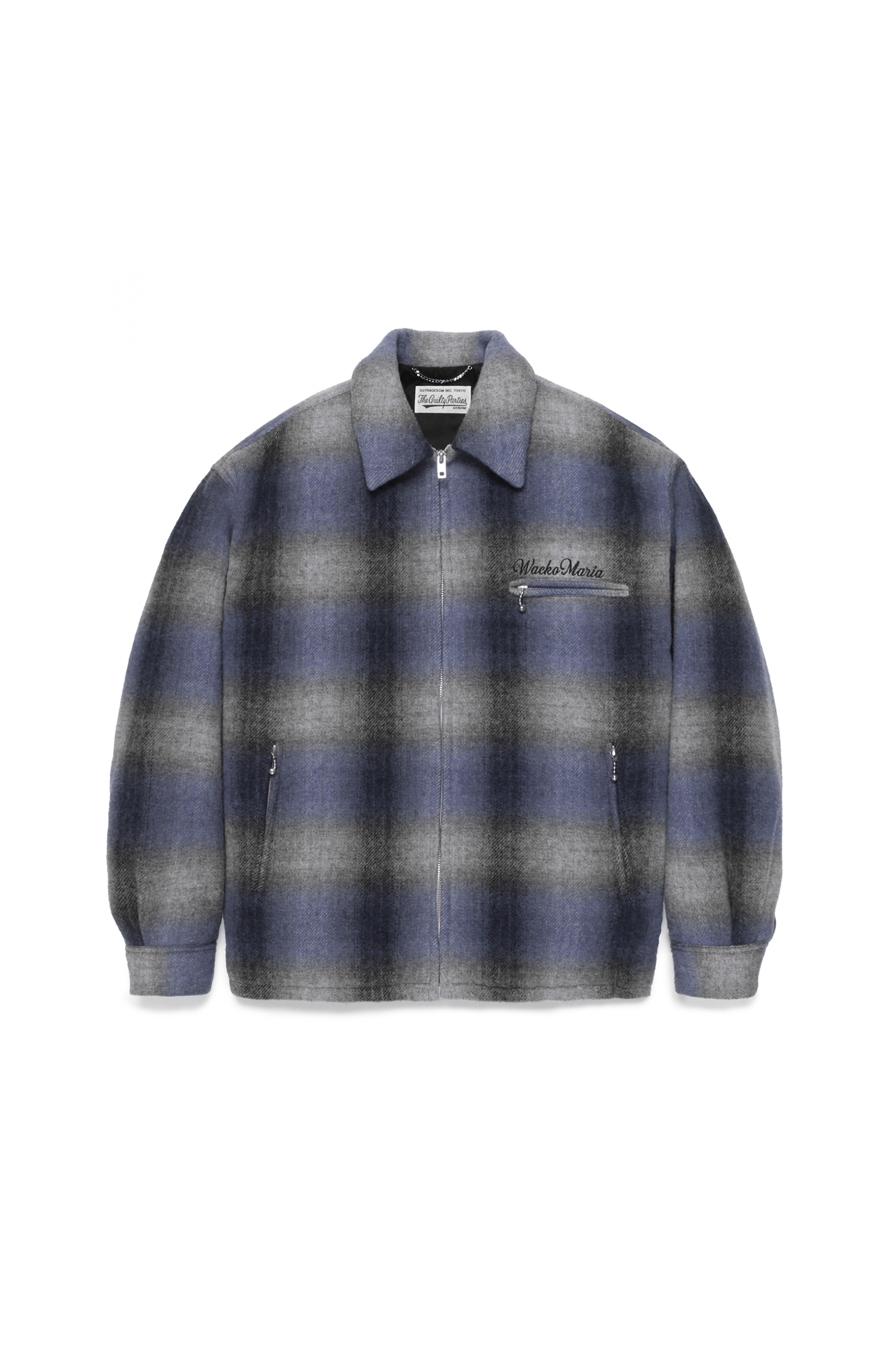 OMBRE CHECK 50'S JACKET ( TYPE-2 )（BLUE）