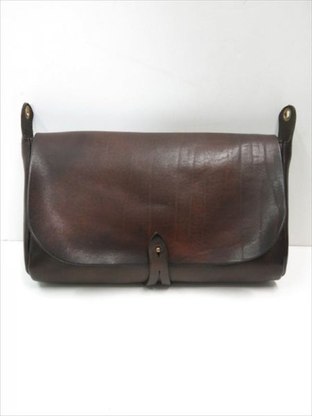 VS-240L LEATHER 3WAY CLUTCH BAG (BROWN)