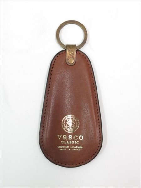 VSC-672 LEATHER VOYAGE SHOE HORN (TAN)