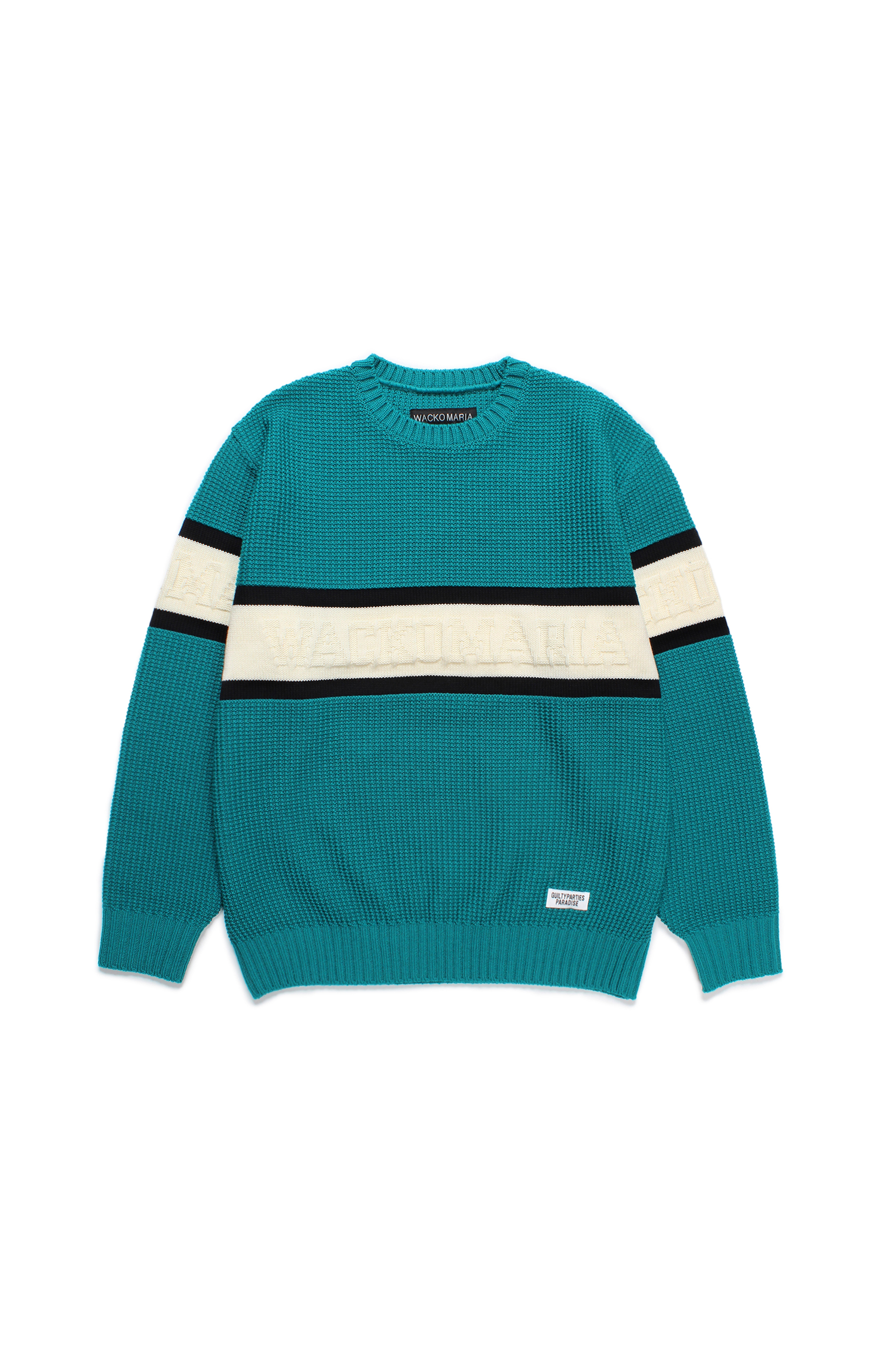 LOGO CREW NECK SWEATER（GREEN）