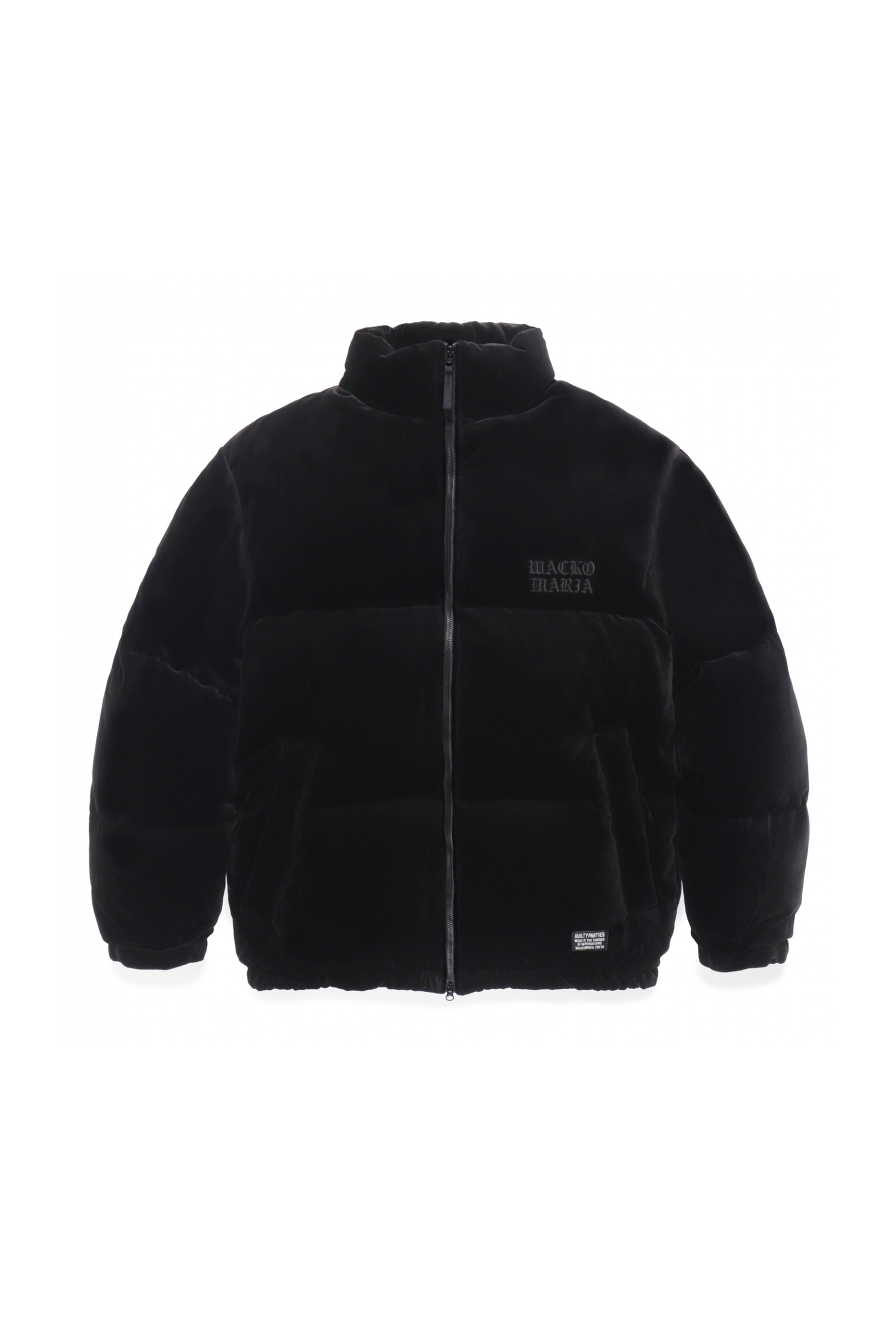 VELVET DOWN JACKET（BLACK）