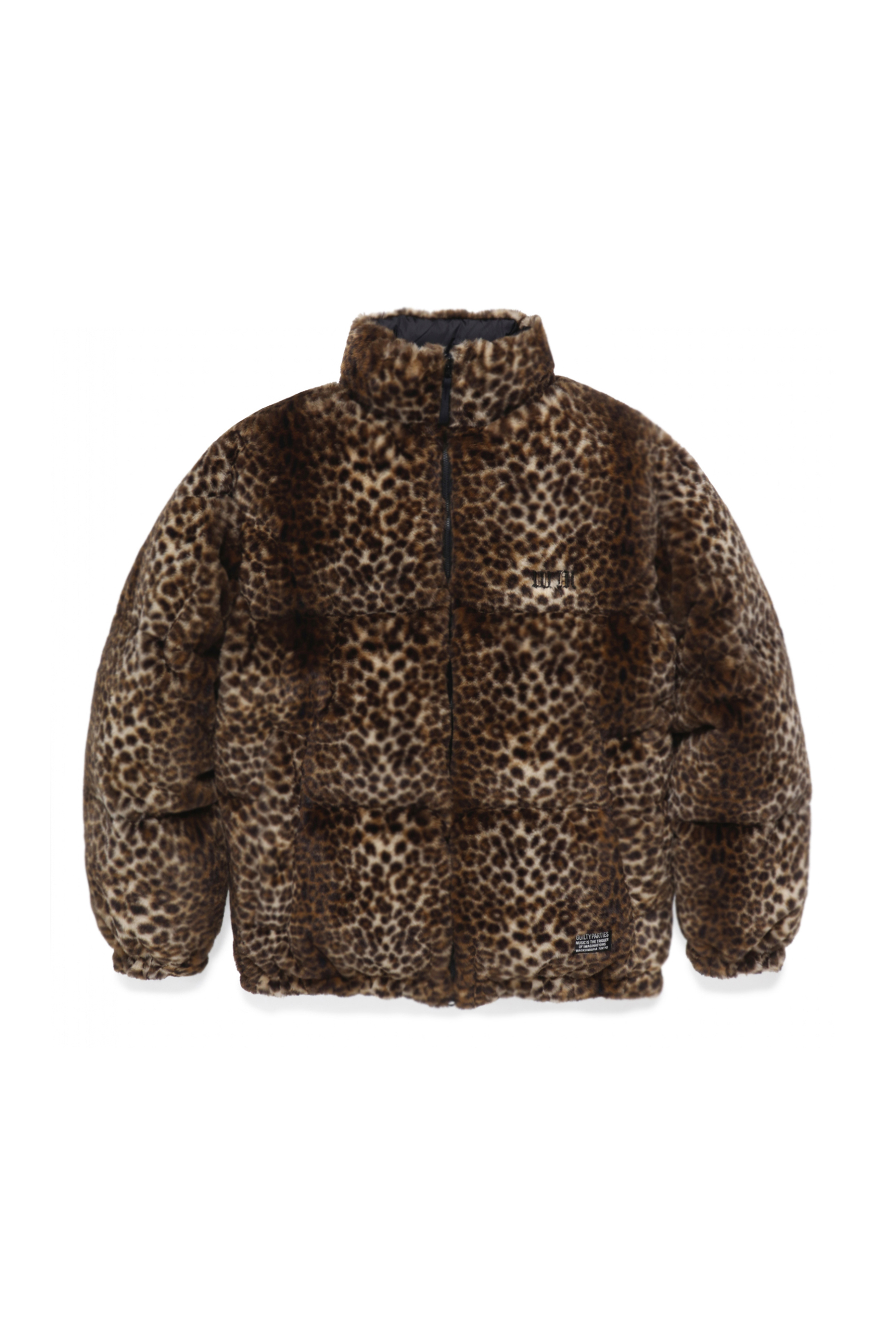 LEOPARD FUR DOWN JACKET（BEIGE）