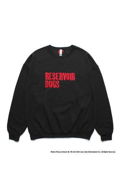 RESERVOIR DOGS / CREW NECK SWEAT SHIRT ( TYPE-1 )（BLACK）