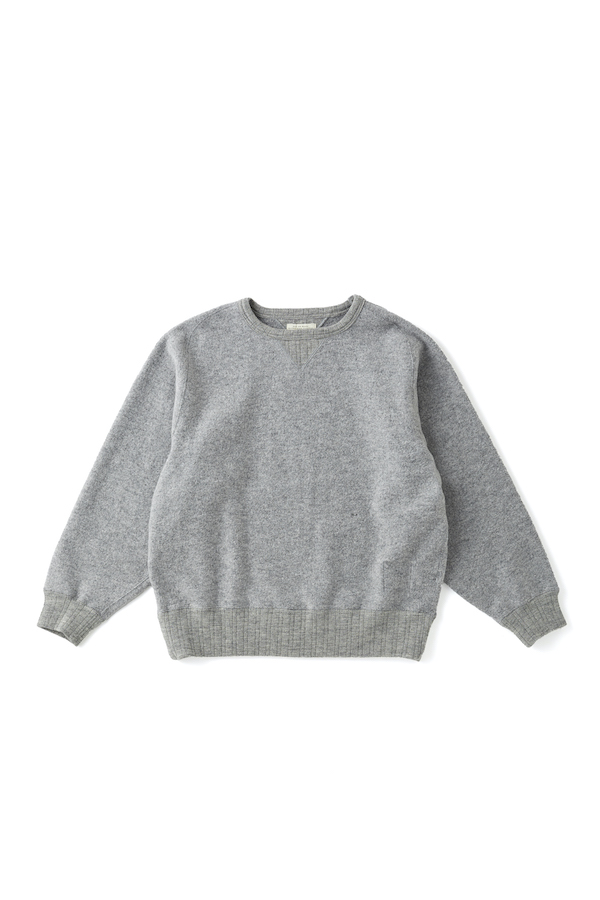 CREW-NECK ATHLETIC TOPS（PEWTER）
