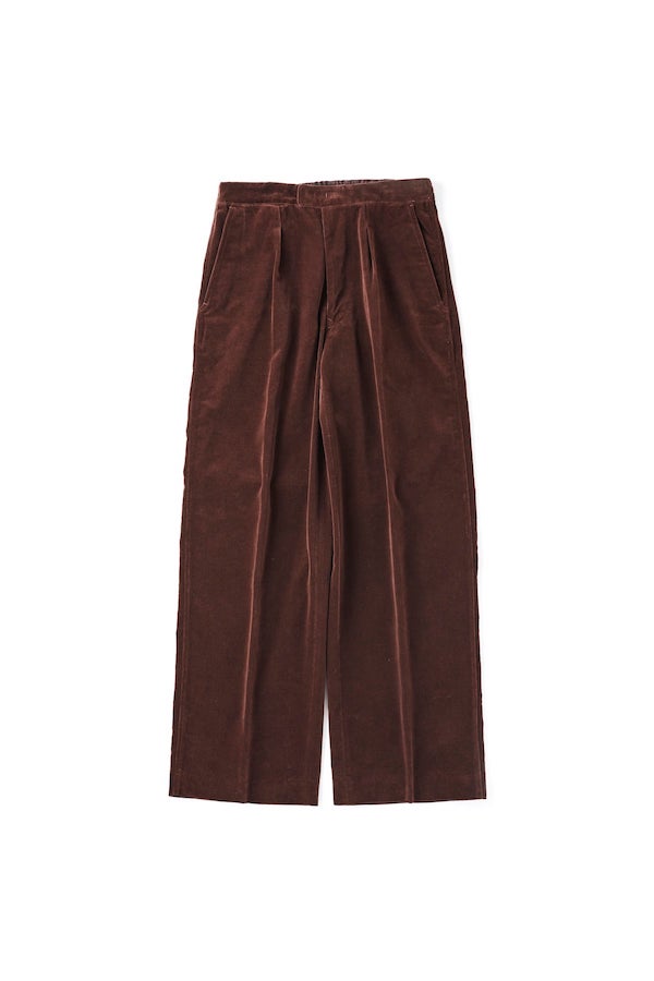 FADED VELVET SPORTING TROUSER（PORT）