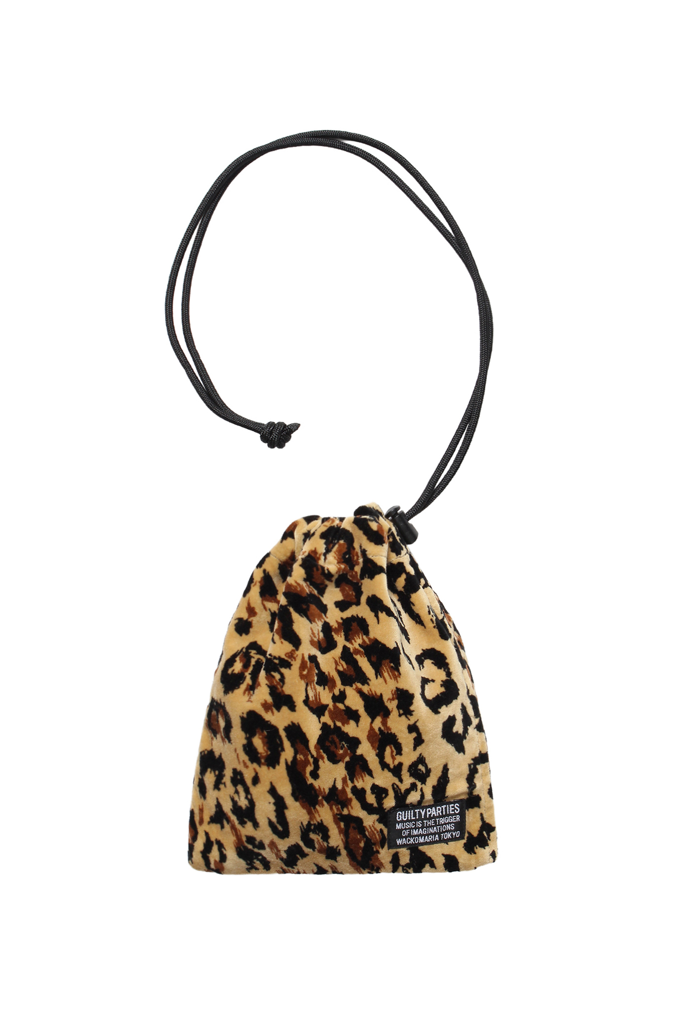 LEOPARD SHOULDER POUCH(BEIGE)