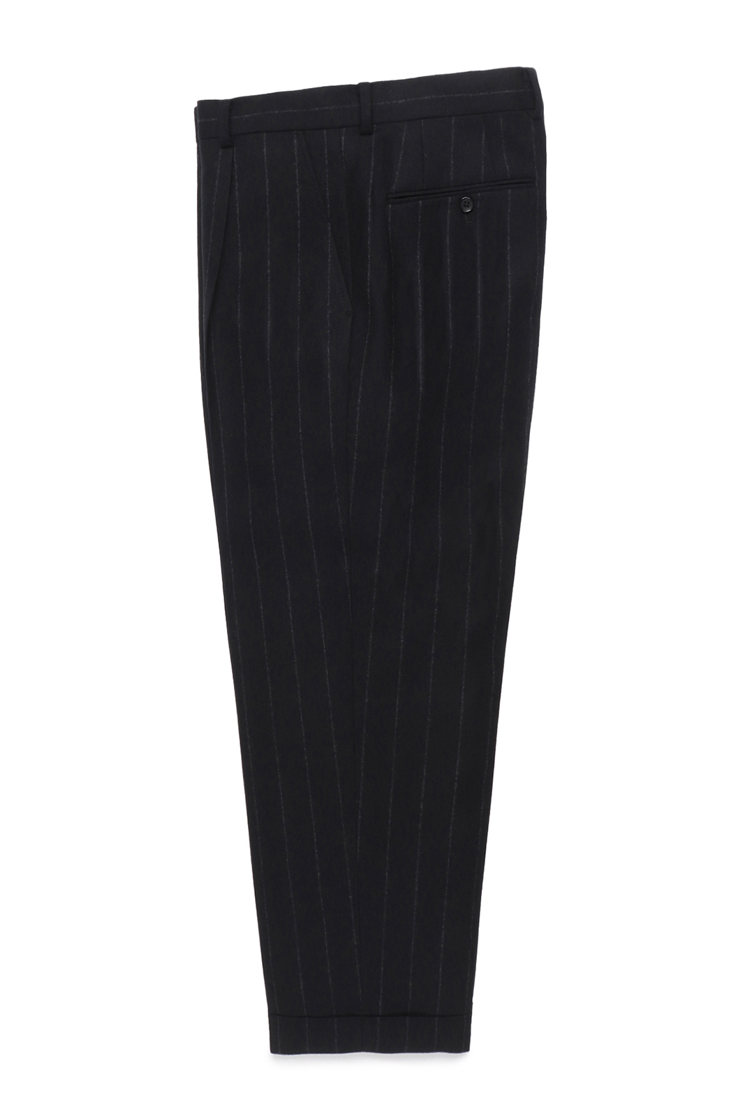 PLEATED TROUSERS ( TYPE-2 )（GRAY STRIPE）