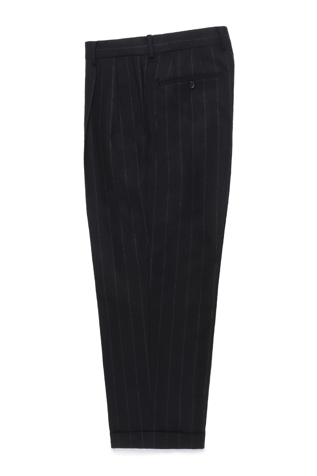 DOUBLE PLEATED TROUSERS（GRAY STRIPE）