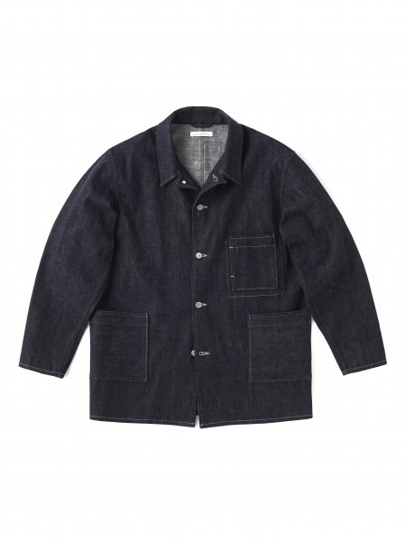 RAPEL COLLAR CHORE JACKET (INDIGO RAW)