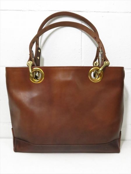 VS-263ML LEATHER MARINE TOTE BAG (CAMEL)