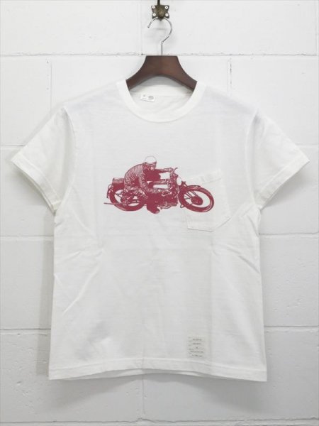 AD-CSP-03 RACER POCKET TEE (USED WHITE)