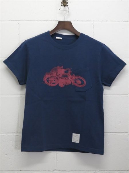 AD-CSP-03 RACER POCKET TEE (USED NAVY)