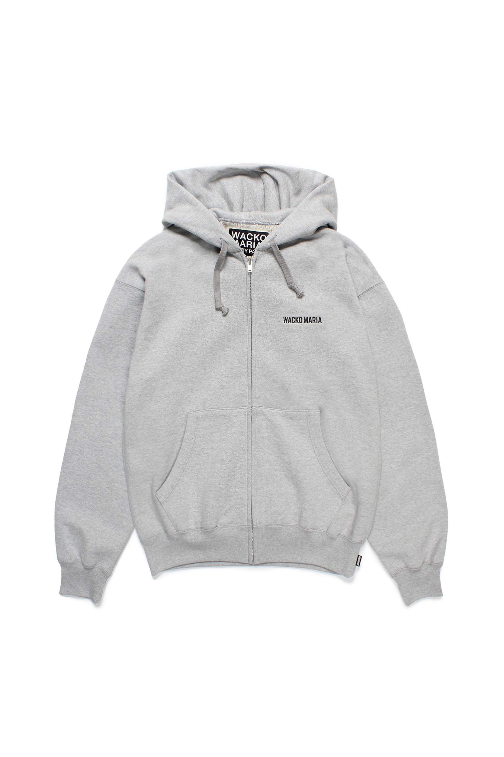 HEAVY WEIGHT FULL ZIP HOODED SWEAT SHIRT（GRAY）