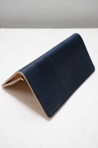 VSC-701I INDIGO LEATHER LONG WALLET (INDIGO)