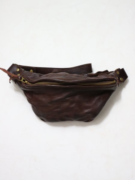 VSTH-243L HORSE HIDE WAIST BAG (BROWN)