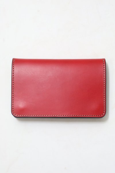 LEATHER WALLET -MIDDLE- （RED）