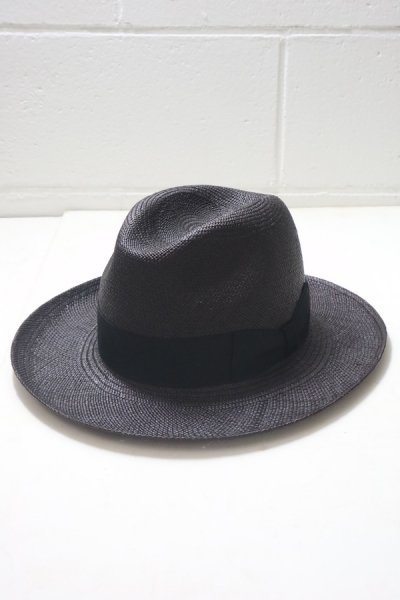 HAT-04-JOHNNY-BLACK-BRISA(G4) (BLACK-GROSGRAIN)