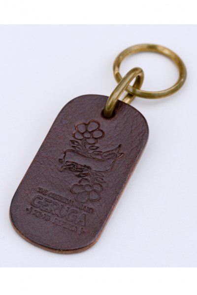 LEATHER KEY HOLDER -ETRUSCO- （BROWN）