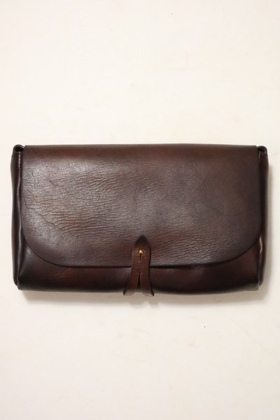 VS-240L LEATHER 3WAY CLUTCH BAG (BROWN)