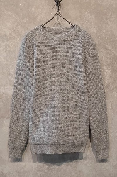 ACV-KN01-18A PADDED WAFFLE COTTON KNIT (LIGHT GREY)