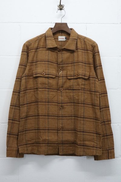 Utility Check Shirts （Brown Base）