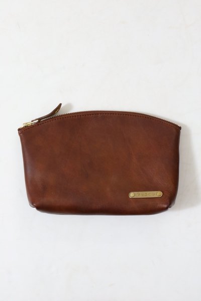 VS-800L LEATHER TRAVEL POUCH (CAMEL)