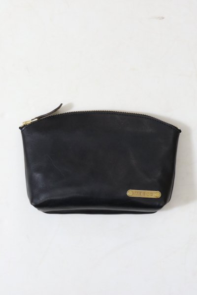 VS-800L LEATHER TRAVEL POUCH (BLACK)