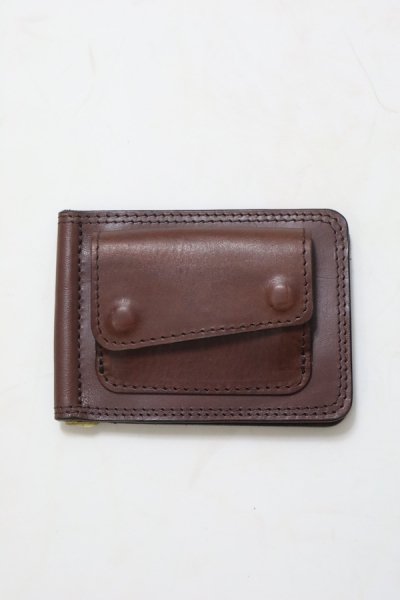 VS-705 LEATHER VOYAGE MONEY CLIP (CORTESIA (BROWN))