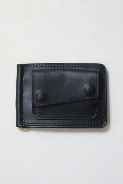 VS-705 LEATHER VOYAGE MONEY CLIP (NERO (BLACK))