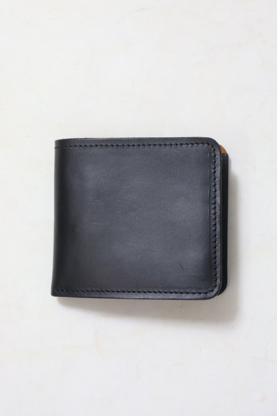 VSC-700 LEATHER VOYAGE SHORT WALLET (NERO (BLACK))