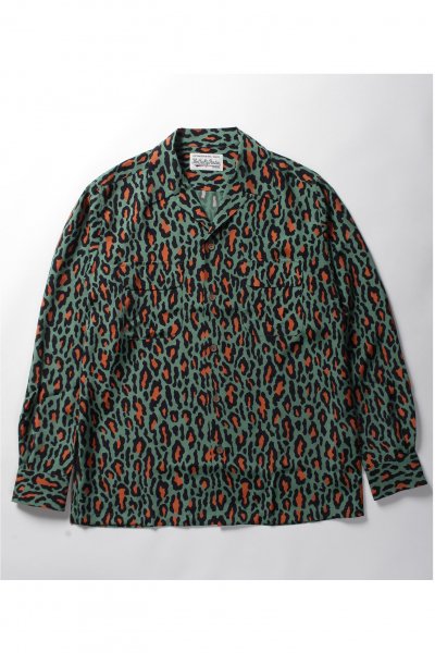 HAWAIIAN SHIRT L/S ( TYPE-5 ) (GREEN)