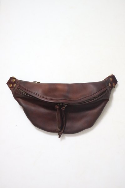 VS-242L LEATHER WAIST BAG -SMALL (BROWN)