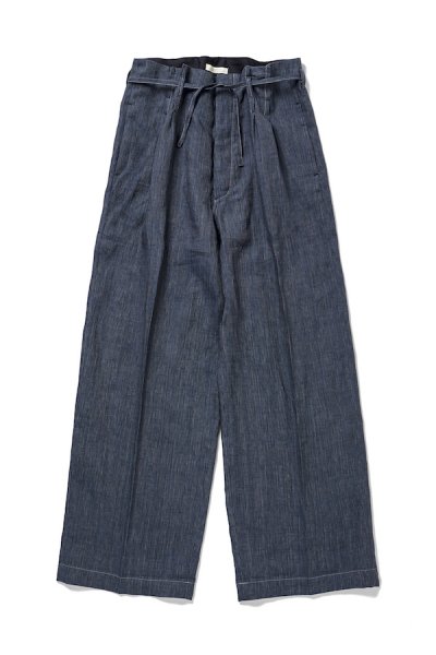 STRING WAIST WORK TROUSER (PIN STRIPE)